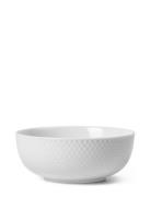 Rhombe Skål Ø15.5 Cm Hvid Home Tableware Bowls Breakfast Bowls White L...