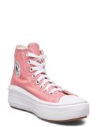 Chuck Taylor All Star Move Sport Sneakers High-top Sneakers Pink Conve...