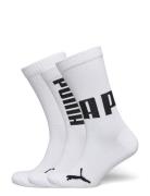 Puma Unisex Big Logo Crew 3P Sport Socks Regular Socks White PUMA