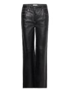 Sandy Pants Bottoms Trousers Leather Leggings-Bukser Black Stand Studi...