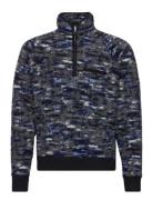 Jacquard Fleece Tops Sweatshirts & Hoodies Fleeces & Midlayers Navy Pe...