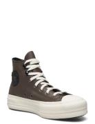 Chuck Taylor All Star Lift Sport Sneakers High-top Sneakers Brown Conv...