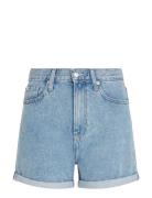 Mom Short Bottoms Shorts Denim Shorts Blue Calvin Klein Jeans