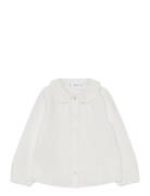 Cheesecloth Cotton Blouse Tops Blouses & Tunics White Mango