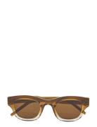 Lane Accessories Sunglasses D-frame- Wayfarer Sunglasses Brown A.Kjærb...