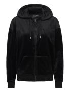 Halan Over D Zip Thru Hoodie Tops Sweatshirts & Hoodies Hoodies Black ...