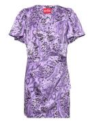 Prismcras Dress Kort Kjole Purple Cras