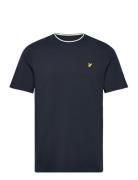 Tipped T-Shirt Tops T-Kortærmet Skjorte Navy Lyle & Scott