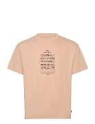 Wbbaine Family Tee Designers T-Kortærmet Skjorte Beige Woodbird