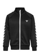 Hmlkick Zip Jacket Sport Sweatshirts & Hoodies Sweatshirts Black Humme...