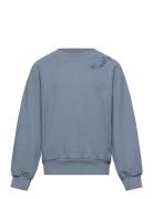 Theos Tops Sweatshirts & Hoodies Sweatshirts Blue MarMar Copenhagen