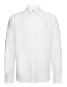 Douglas Linen Shirt-Classic Fit Designers Shirts Casual White Morris