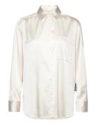 Elodina Tops Shirts Long-sleeved Cream HUGO