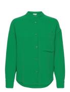 M-Decaro Tops Blouses Long-sleeved Green MbyM
