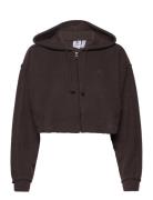 Crop Full-Zip Loungewear Hoodie Sport Sweatshirts & Hoodies Hoodies Br...