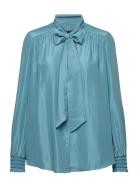 Blouse Tops Blouses Long-sleeved Blue Boutique Moschino