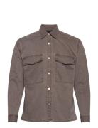 Anf Mens Wovens Tops Shirts Casual Brown Abercrombie & Fitch