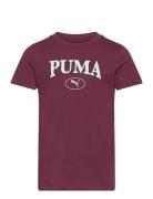 Puma Squad Graphic Tee G Sport T-Kortærmet Skjorte Burgundy PUMA