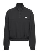 Aeroready Train Essentials Woven Quarter Zip Sport Sweatshirts & Hoodi...
