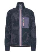 Ane Pile Jacket Sport Sweatshirts & Hoodies Fleeces & Midlayers Navy K...