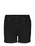 Vmluna Mr Fold Shorts Mix Ga Noos Bottoms Shorts Denim Shorts Black Ve...