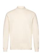 Perkins Neck Long-Sleeved T-Shirt Tops T-Langærmet Skjorte Cream Mango
