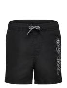 Jpstfiji Jjswim Double Logo Ly Sn Jnr Bottoms Shorts Black Jack & J S