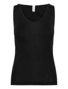 Camisole Tops T-shirts & Tops Sleeveless Black Damella Of Sweden
