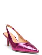 Stiletto Shoes Heels Pumps Sling Backs Pink Sofie Schnoor