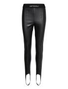 Pants Bottoms Trousers Leather Leggings-Bukser Black Just Cavalli