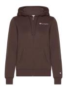 Hooded Full Zip Sweatshirt Sport Sweatshirts & Hoodies Hoodies Brown C...