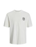 Jjdirk Tee Ss Crew Neck Tops T-Kortærmet Skjorte White Jack & J S