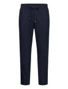 Ivan Reg Lin Cot Uspa M Pants Bottoms Trousers Casual Blue U.S. Polo A...