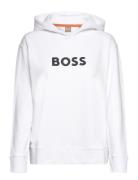 C_Edelight_1 Tops Sweatshirts & Hoodies Hoodies White BOSS