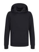 Jjebradley Sweat Hood Noos Jnr Tops Sweatshirts & Hoodies Hoodies Blac...