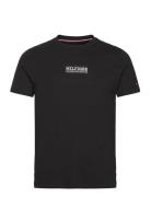 Small Hilfiger Tee Tops T-Kortærmet Skjorte Black Tommy Hilfiger