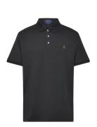 0 Tops Polos Short-sleeved Black Polo Ralph Lauren