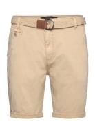 Inconor Bottoms Shorts Chinos Shorts Beige INDICODE