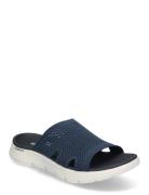 Womens Go Walk Flex Sandal - Elation Flade Sandaler Navy Skechers