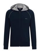 Mix&Match Jacket H Tops Sweatshirts & Hoodies Hoodies Blue BOSS