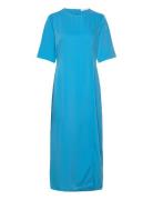 Melbagz Long Dress Knælang Kjole Blue Gestuz