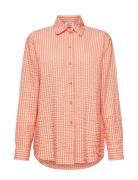 Blouses Woven Tops Shirts Long-sleeved Orange Esprit Casual