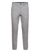 Slhslim-Jim Flex Trs G Bottoms Trousers Formal Grey Selected Homme