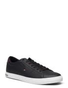 Essential Leather Detail Vulc Low-top Sneakers Black Tommy Hilfiger