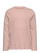 T-Shirt Ls Tops T-shirts Long-sleeved T-Skjorte Pink En Fant