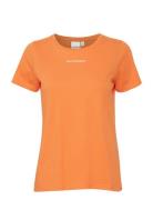 Ihkamille Ss10 Tops T-shirts & Tops Short-sleeved Orange ICHI