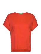 T-Shirt Tops T-shirts & Tops Short-sleeved Red United Colors Of Benett...