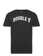 Ace Ivy T-Shirt Gots Tops T-Kortærmet Skjorte Black Double A By Wood W...
