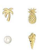 Studs Tropic Accessories Jewellery Earrings Studs Gold Edblad