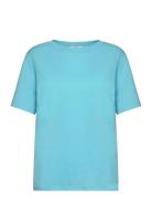 Cc Heart Basic Regular O-Neck T-Shi Tops T-shirts & Tops Short-sleeved...